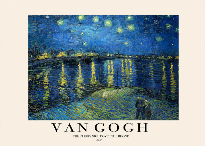 Ljuddämpande tavla - Starry Night Over the Rhône