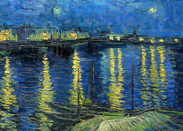Ljuddämpande tavla - Starry Night Over the Rhône