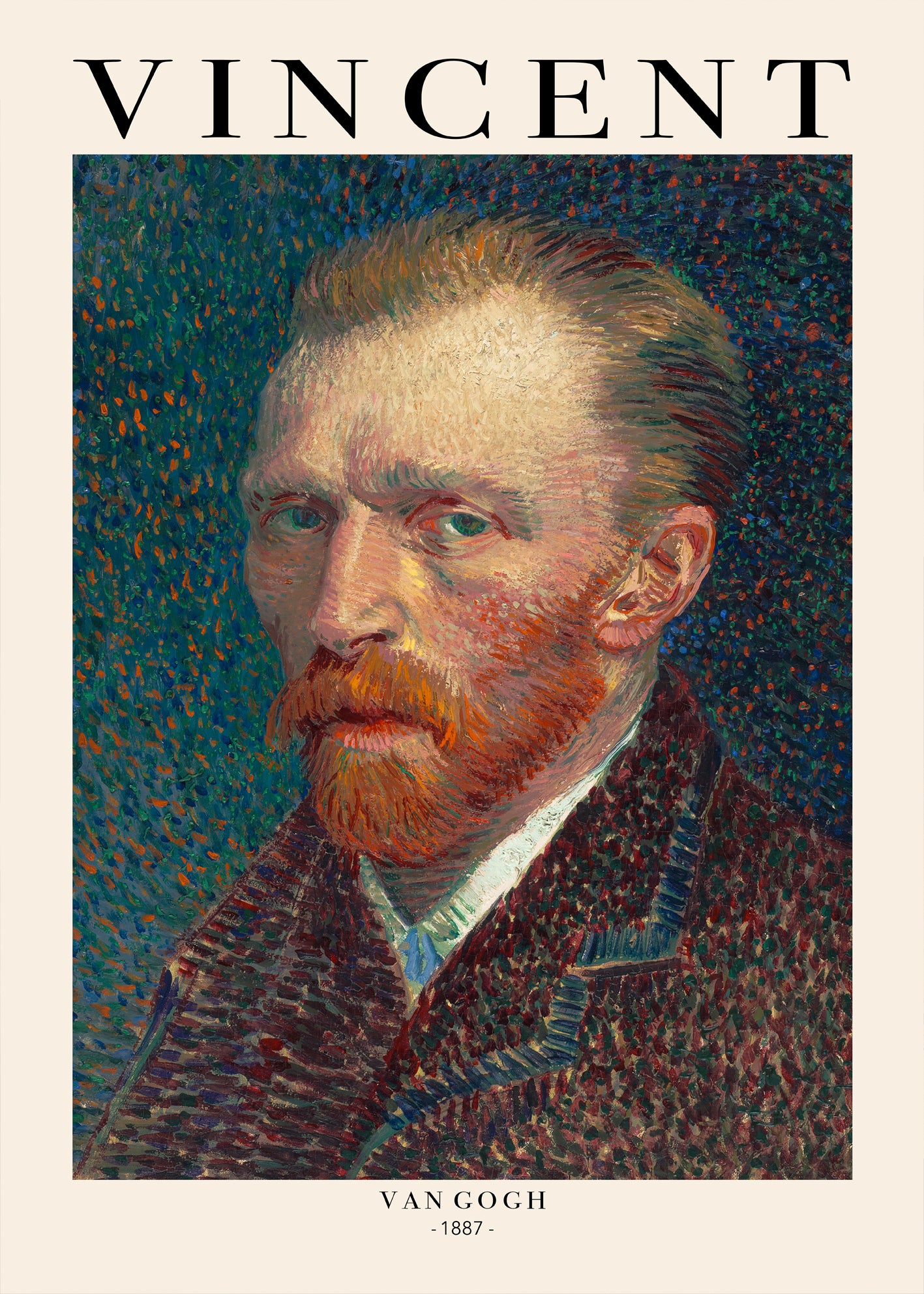 Ljuddämpande tavla - Self-Portrait of Van Gogh