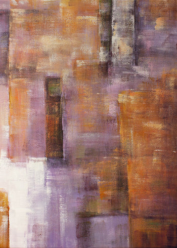 Abstrakt Oljemålning - Cape Town (80x120)