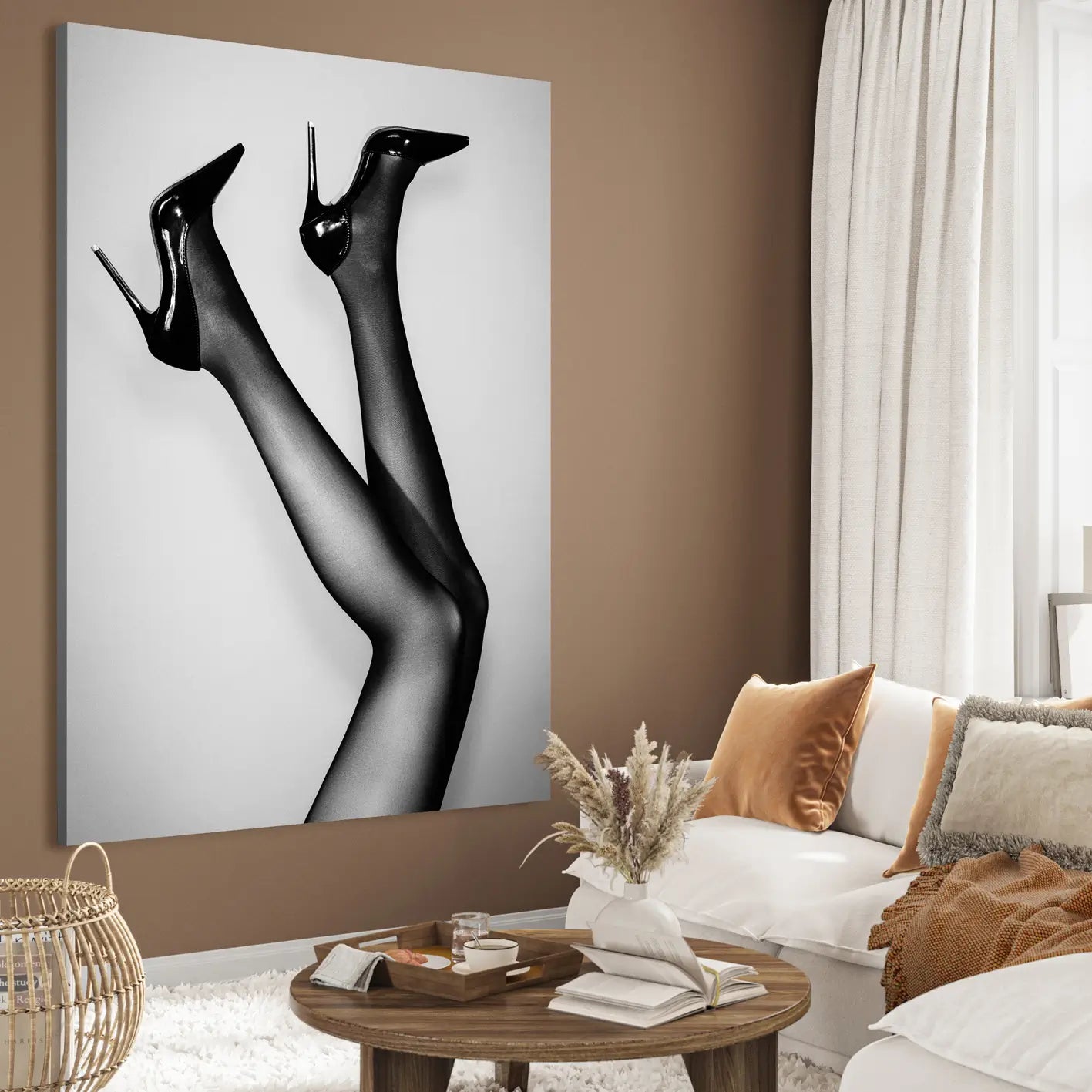 Ljuddämpande tavla - Power in Stilettos