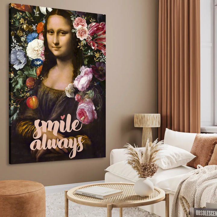 Ljuddämpande tavla - Blooming Mona