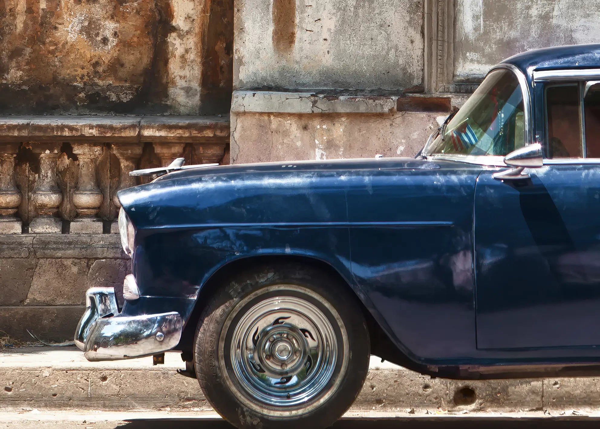 Ljuddämpande tavla  - Cuban Streetscape