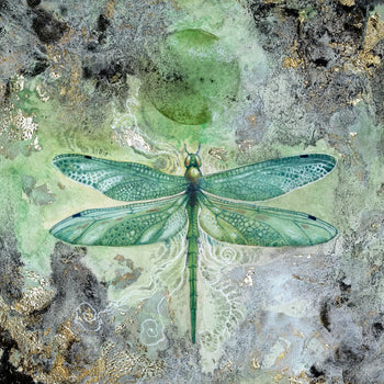 Ljuddämpande tavla - Emerald Serenity