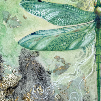Ljuddämpande tavla - Emerald Serenity