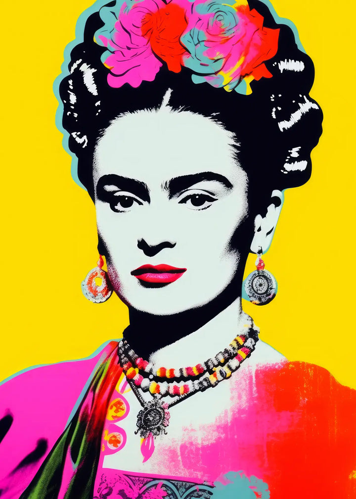 Ljuddämpande tavla - Pop Art Frida
