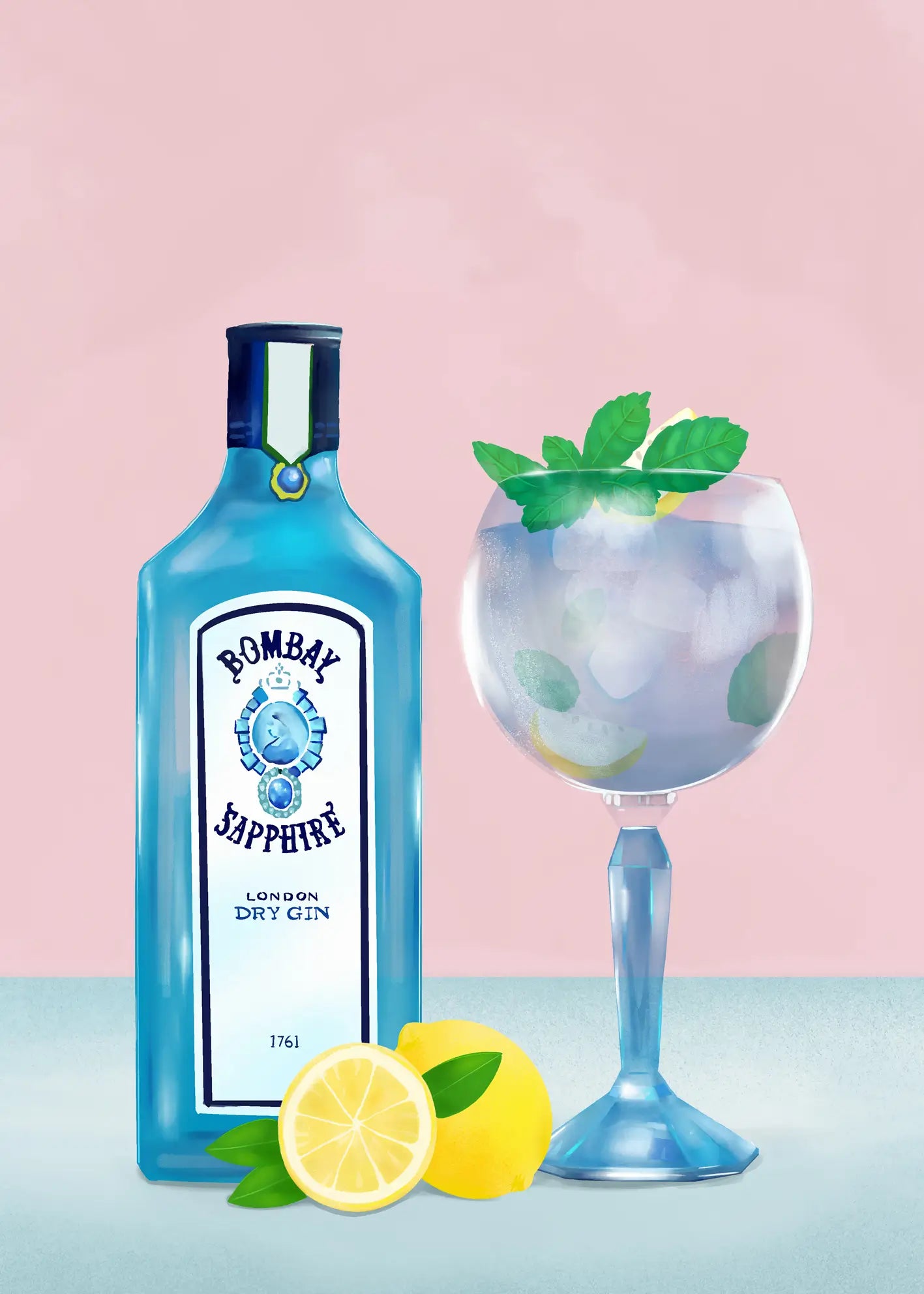 Ljuddämpande tavla - Gin Elegance