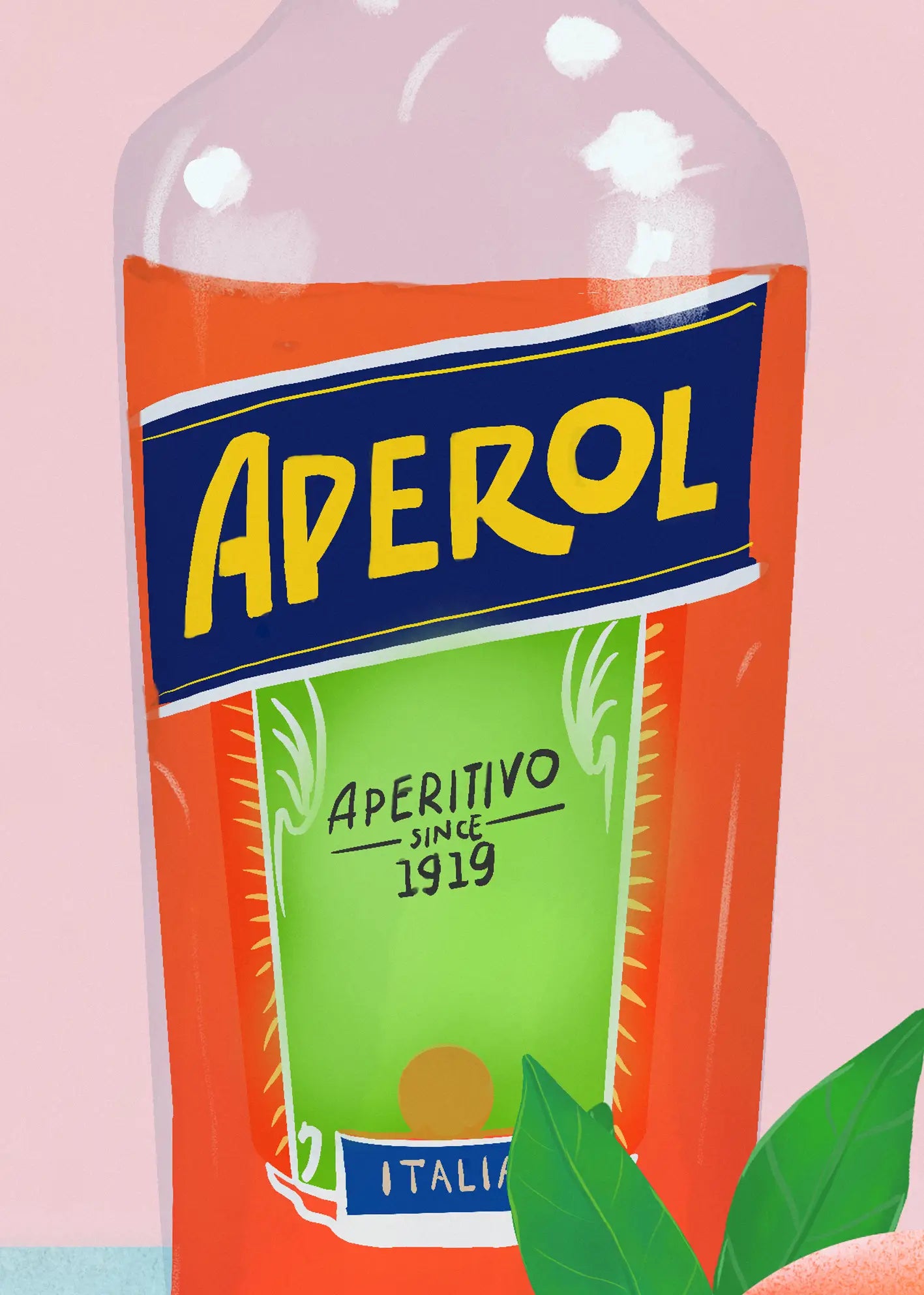 Ljuddämpande tavla - Aperol Bliss