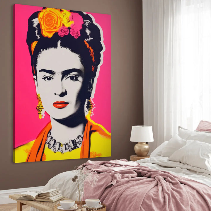 Ljuddämpande tavla - Neon Frida