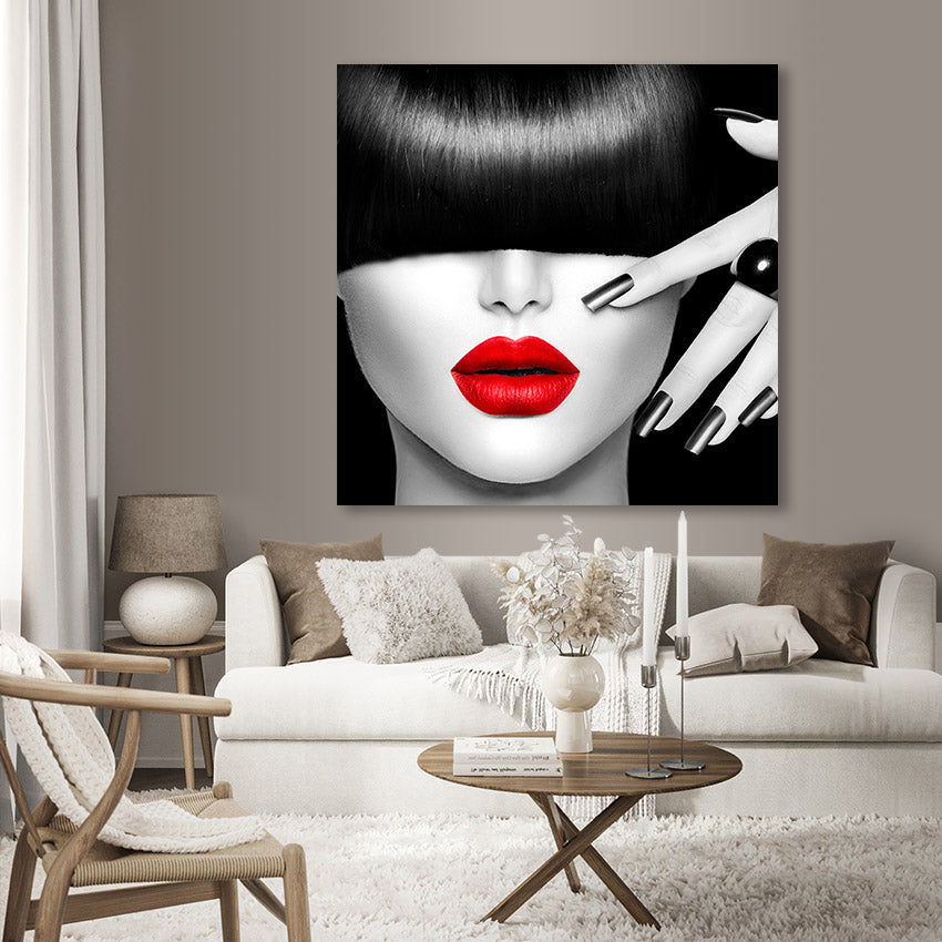 Canvastavla - Lady (50x50)