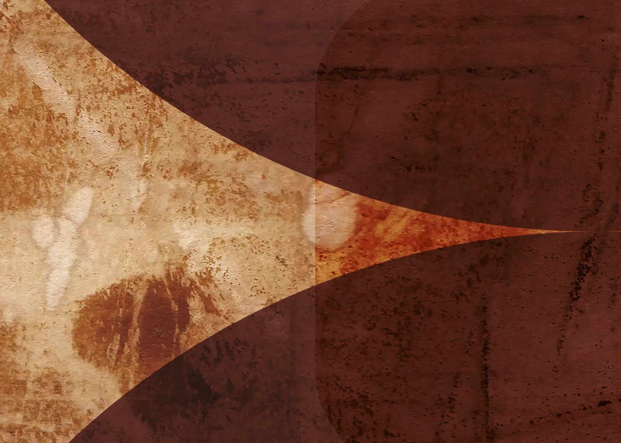 Ljuddämpande tavla - Rust & Indigo Geometry