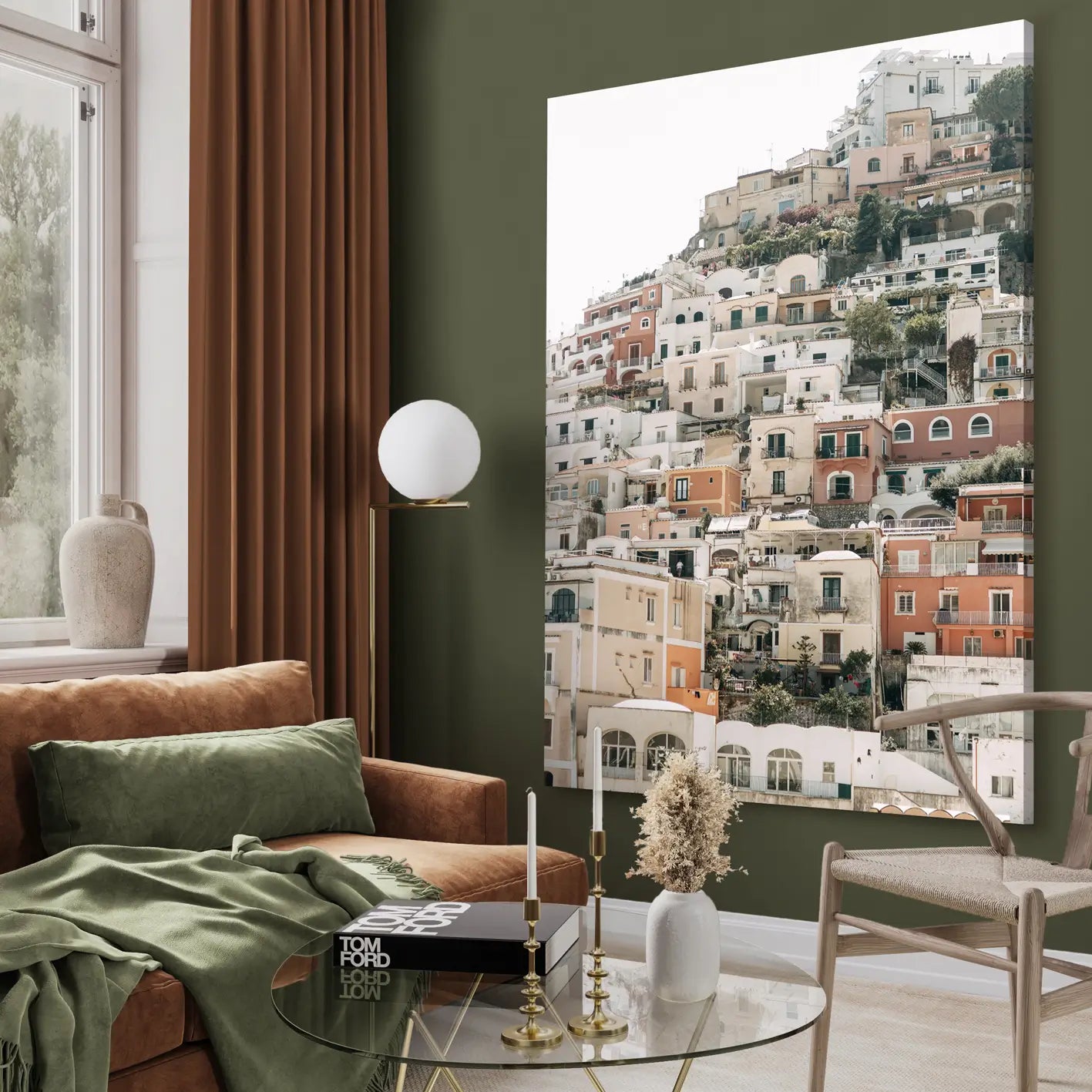 Ljuddämpande tavla - Layers of Positano