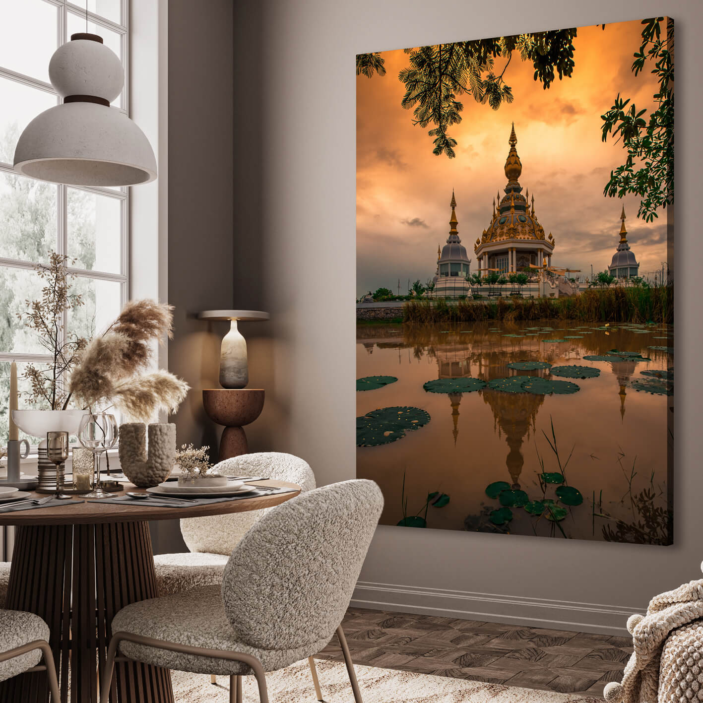 Ljuddämpande tavla - Temple of Reflections