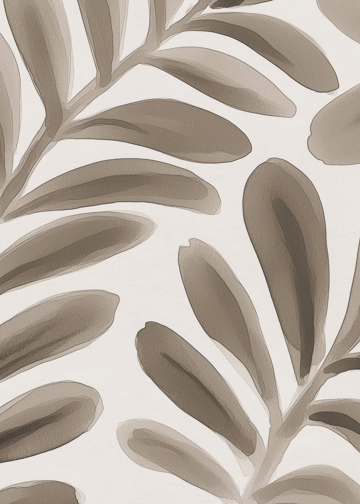 Ljuddämpande tavla - Sepia Foliage