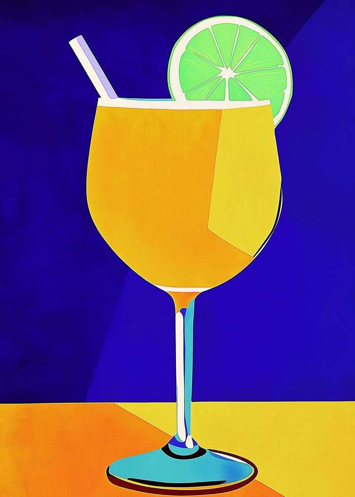 Ljuddämpande tavla - Citrus Cool
