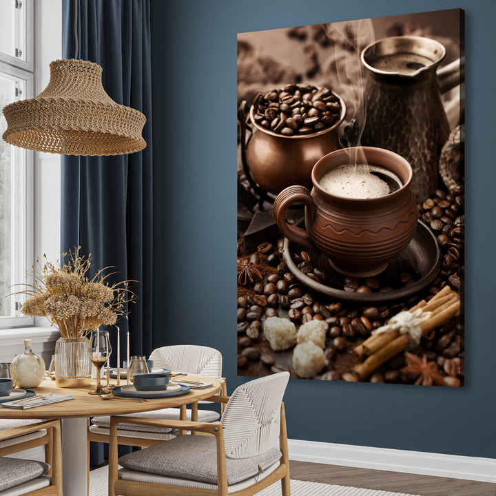 Canvastavla - Espresso Essence (50x70)