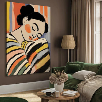 Ljuddämpande tavla - Striped Serenity