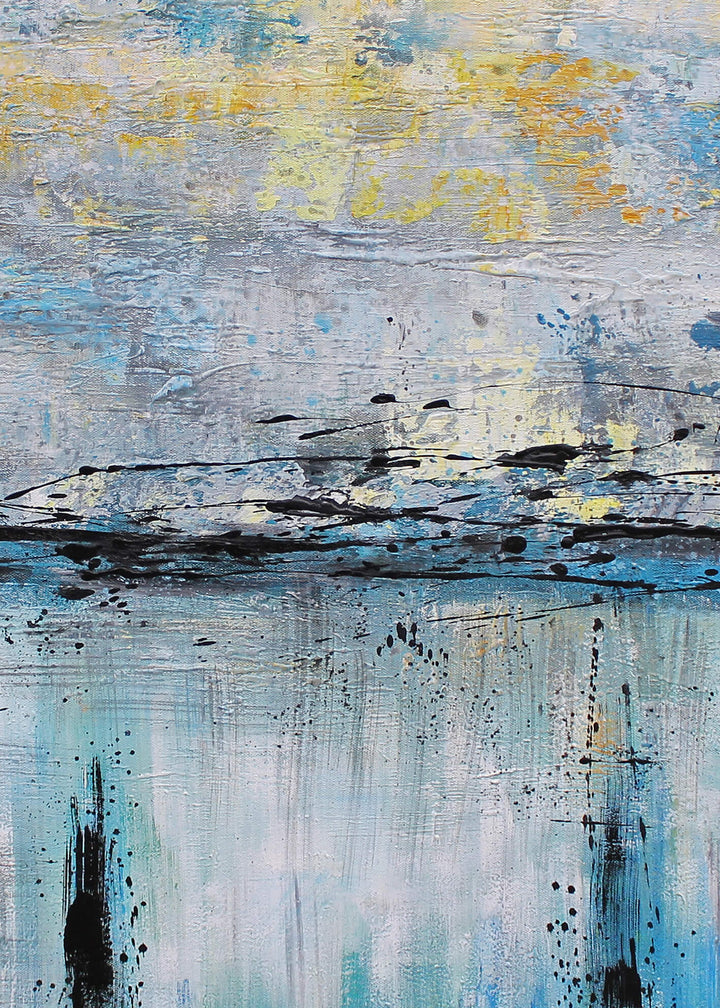 Abstrakt Oljemålning - Maldives (50x70)
