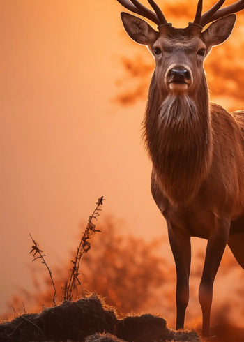 Ljuddämpande tavla - Stag of Firelight