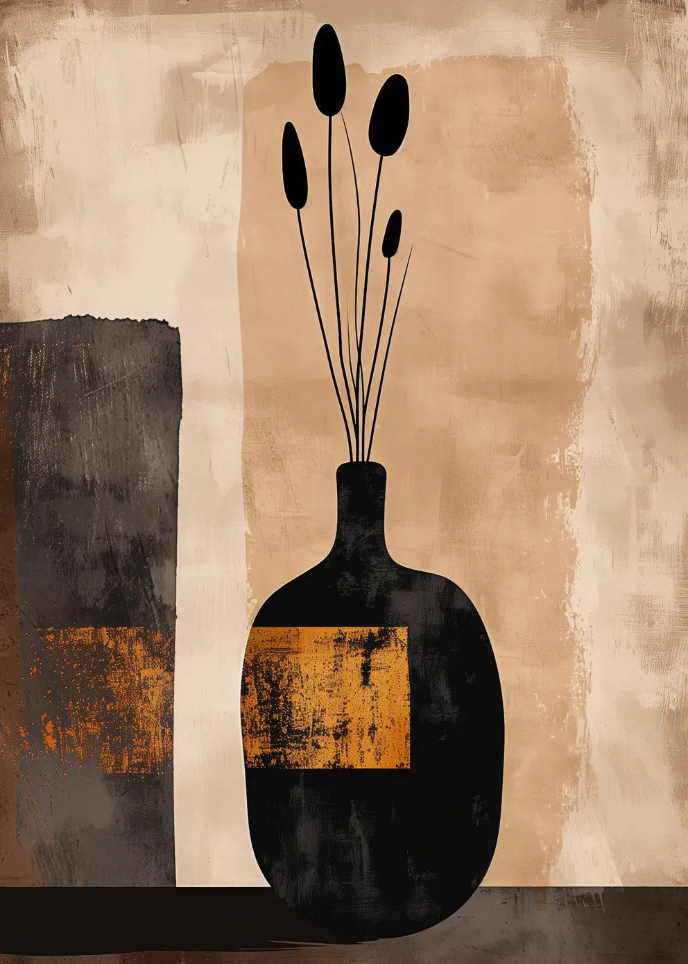 Ljuddämpande tavla - Vase of Shadows