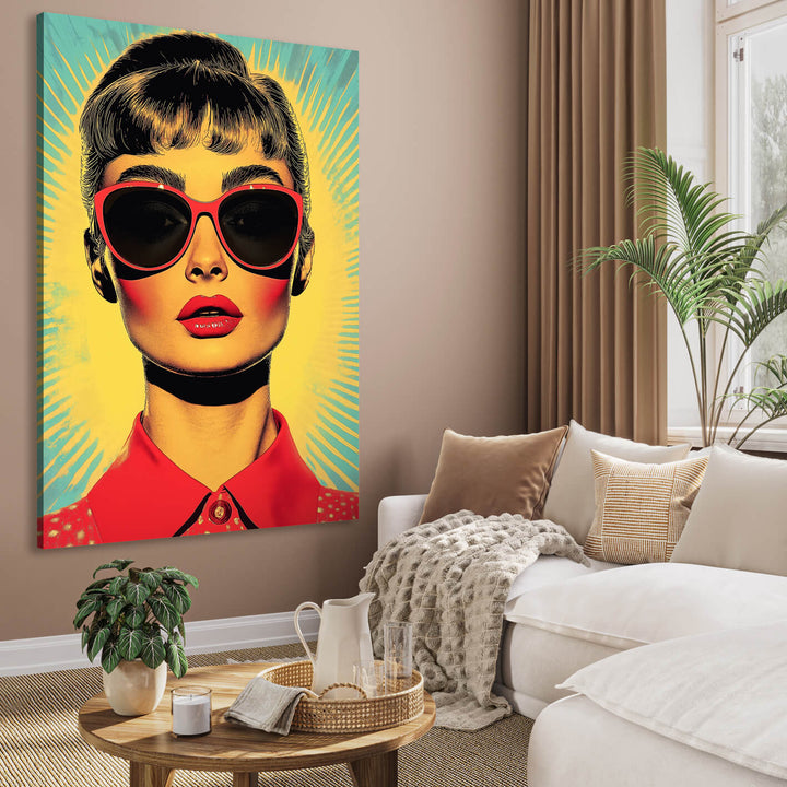 Canvastavla - Pop Art Audrey (45x60)