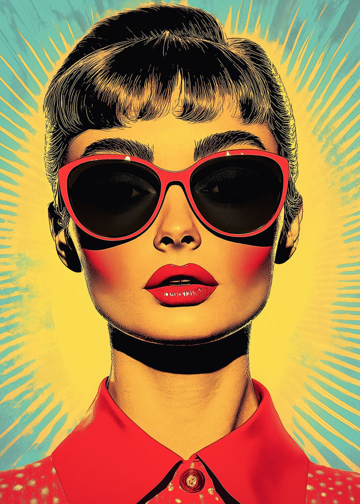 Canvastavla - Pop Art Audrey (45x60)