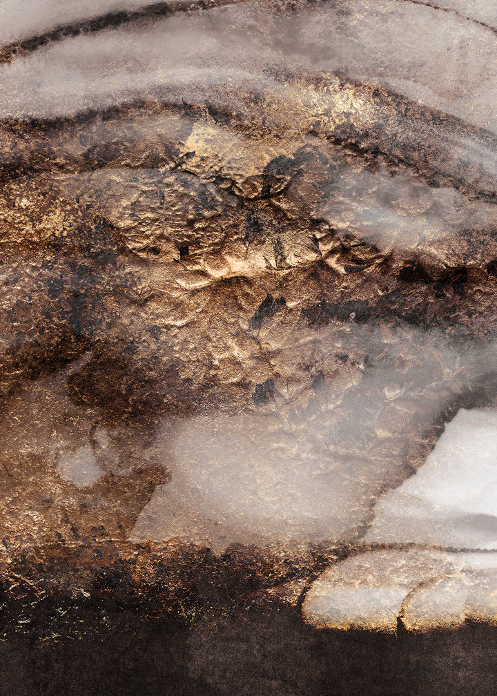 Canvastavla - Golden Fusion No2 (70x100)