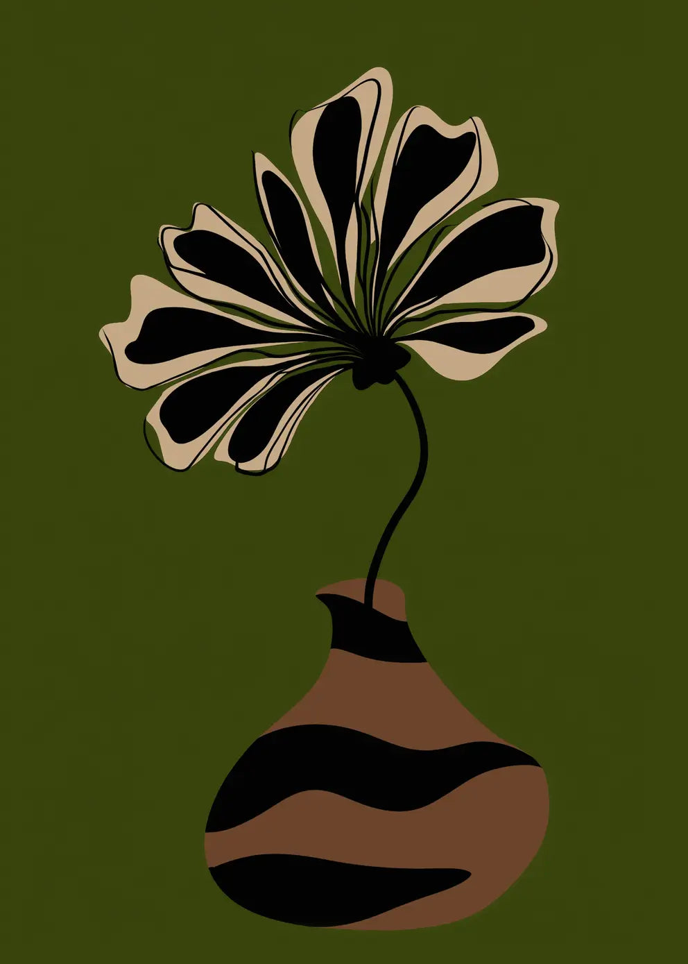 Ljuddämpande tavla - Dawn Bloom Vessel
