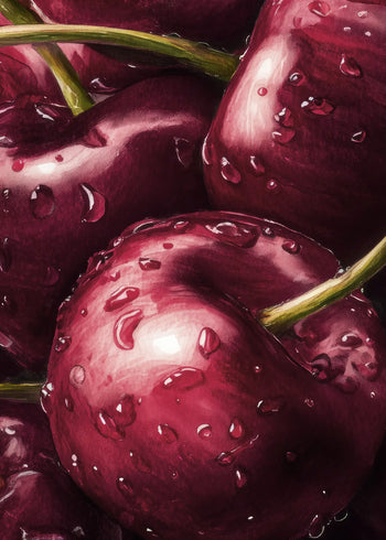 Ljuddämpande tavla  - Velvet Red