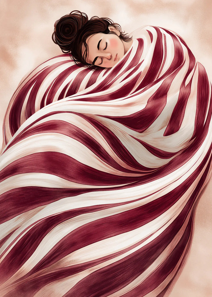 Ljuddämpande tavla - Wrapped in Red