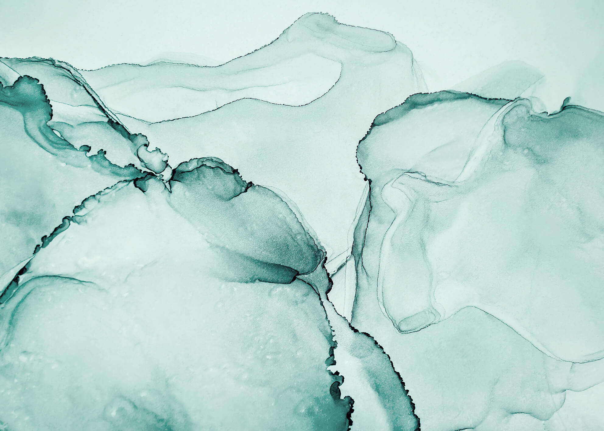 Canvastavla - Turquoise Marble