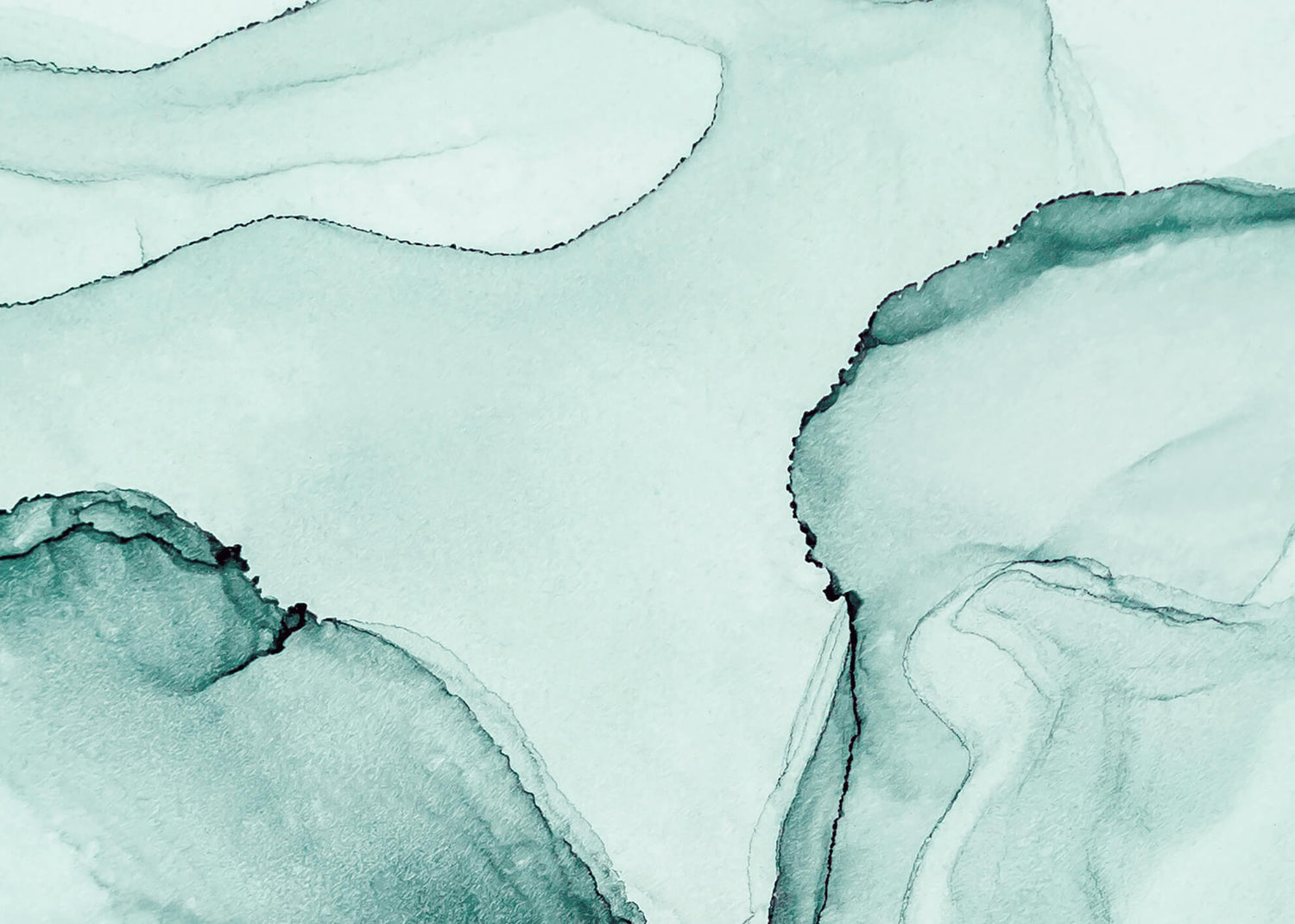 Canvastavla - Turquoise Marble