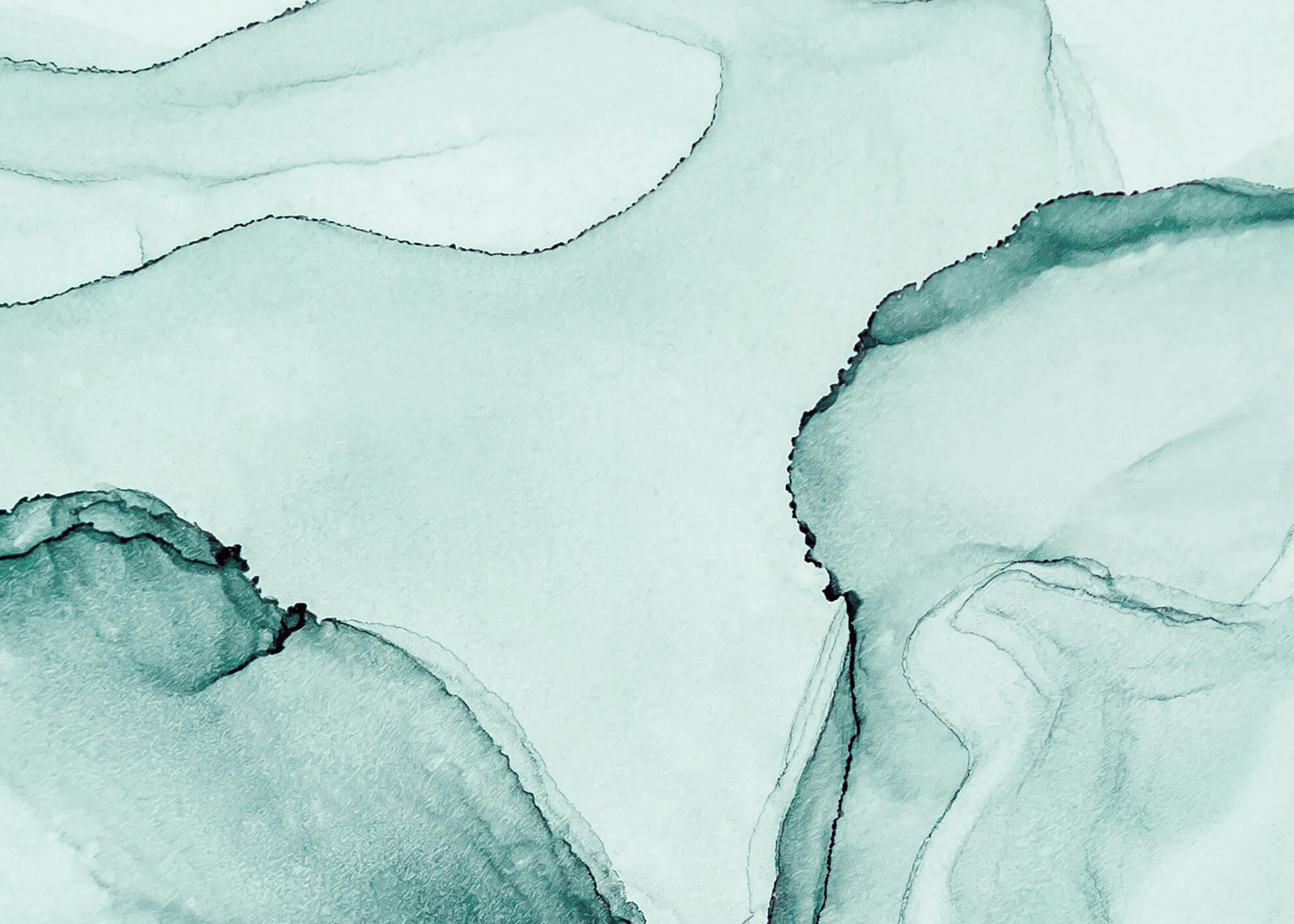 Canvastavla - Turquoise Marble