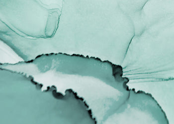 Ljuddämpande tavla - Mint marble