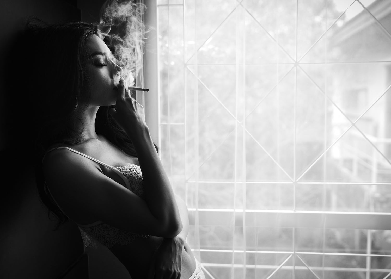 Canvastavla - Fume