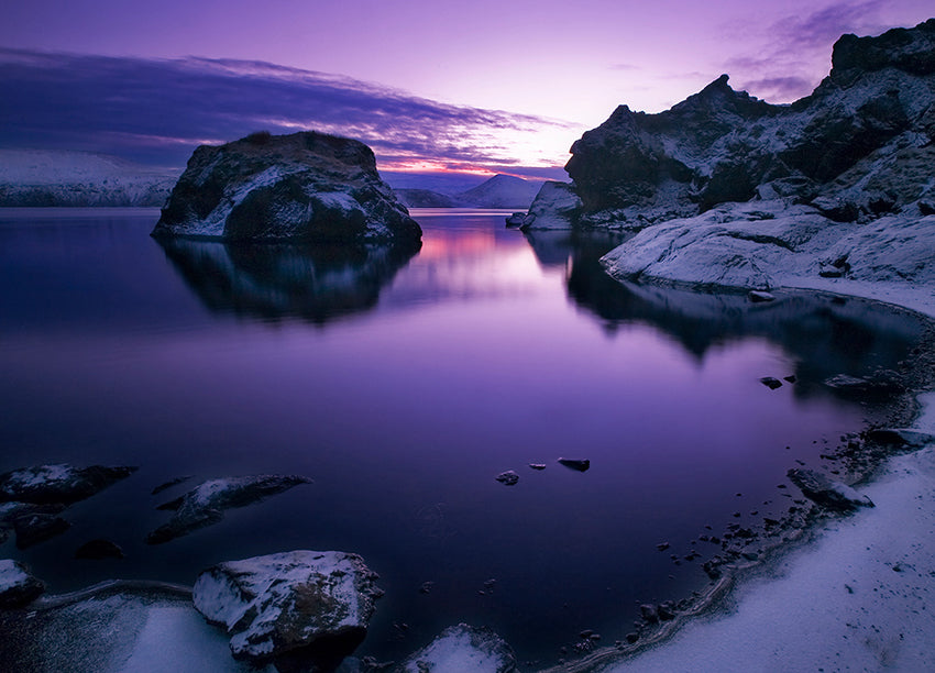 Canvastavla - Violet Sea