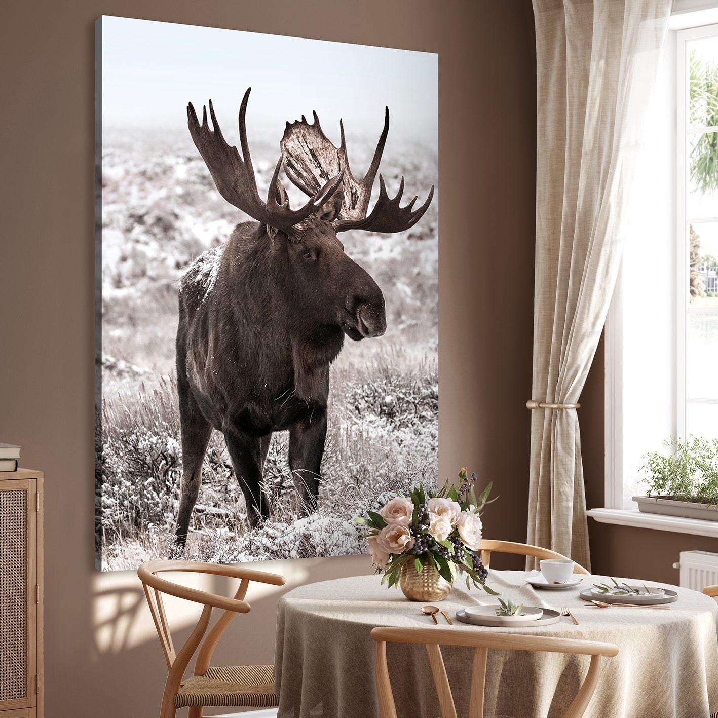 Ljuddämpande tavla - Moose