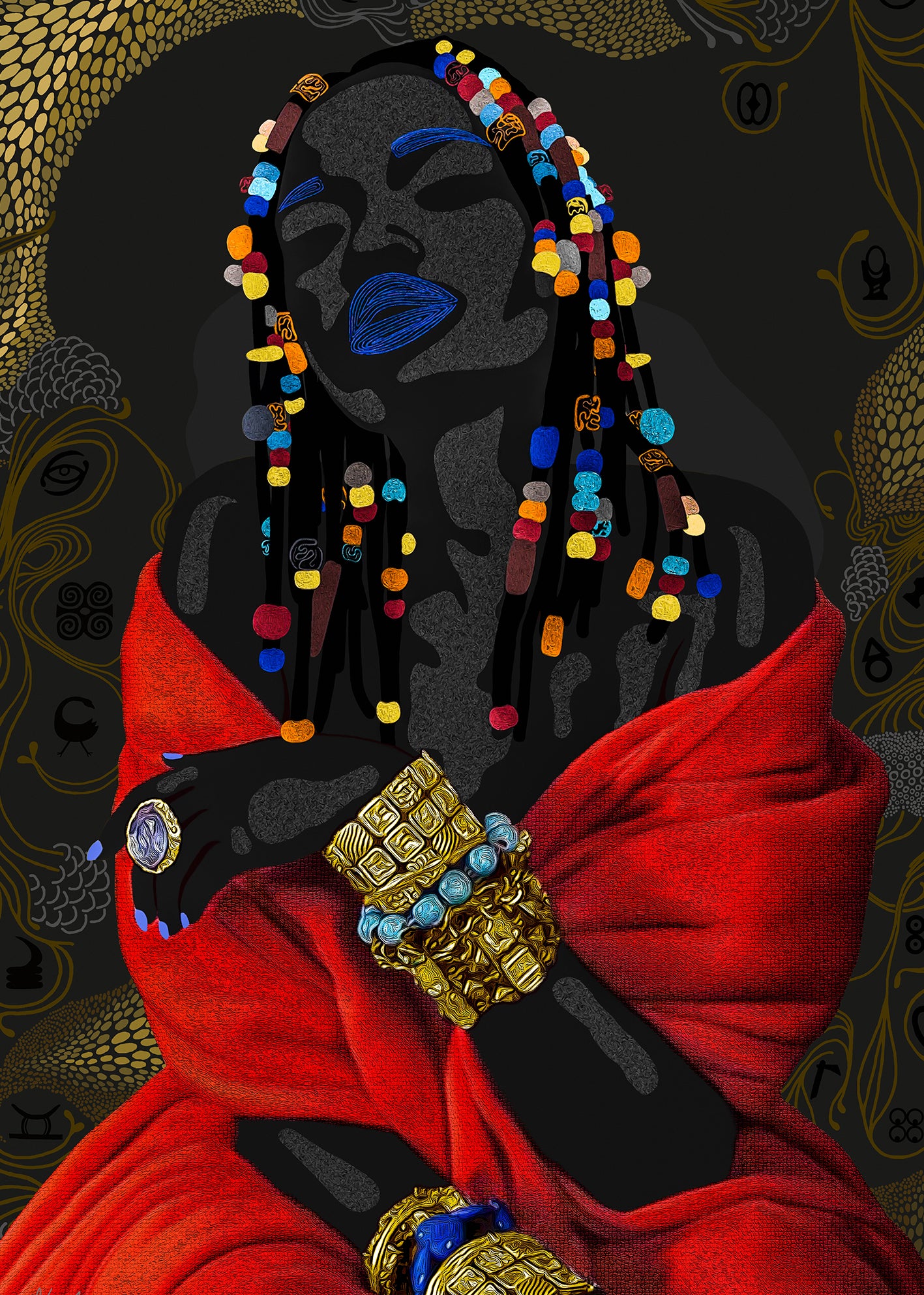Canvastavla - Vivid Graphic