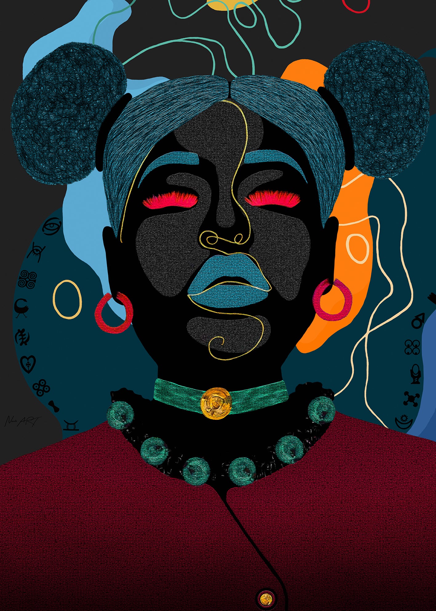 Canvastavla - Energized Graphic