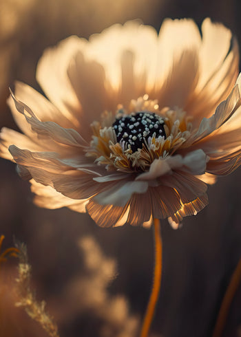Canvastavla - Central Flower
