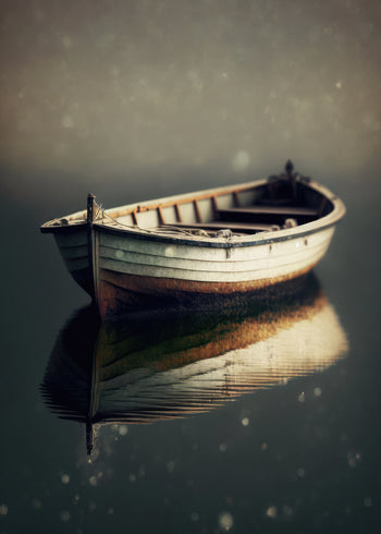 Canvastavla - Lonely Boat