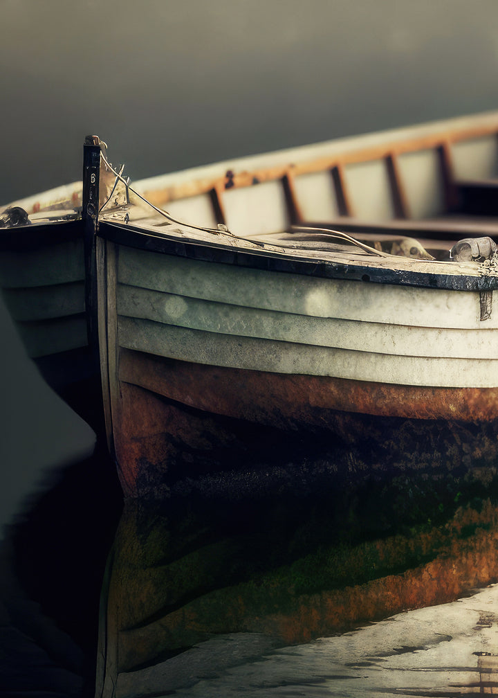Canvastavla - Lonely Boat