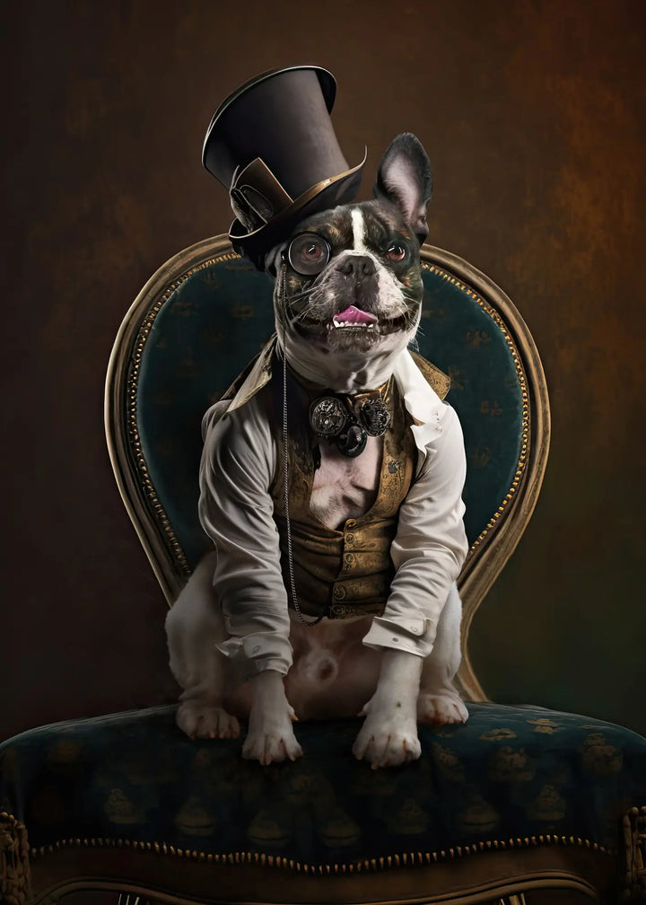 Canvastavla - Baron von Bark