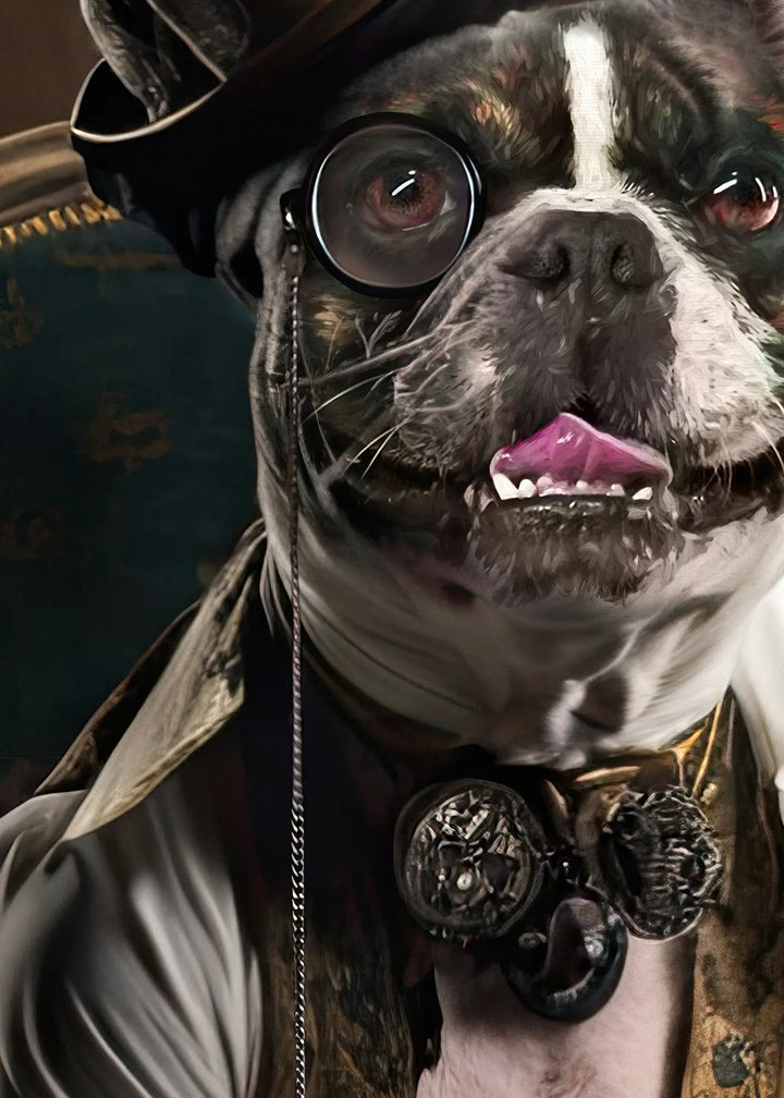 Canvastavla - Baron von Bark