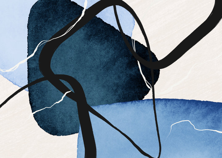 Ljuddämpande tavla - Abstract Aquatic No1