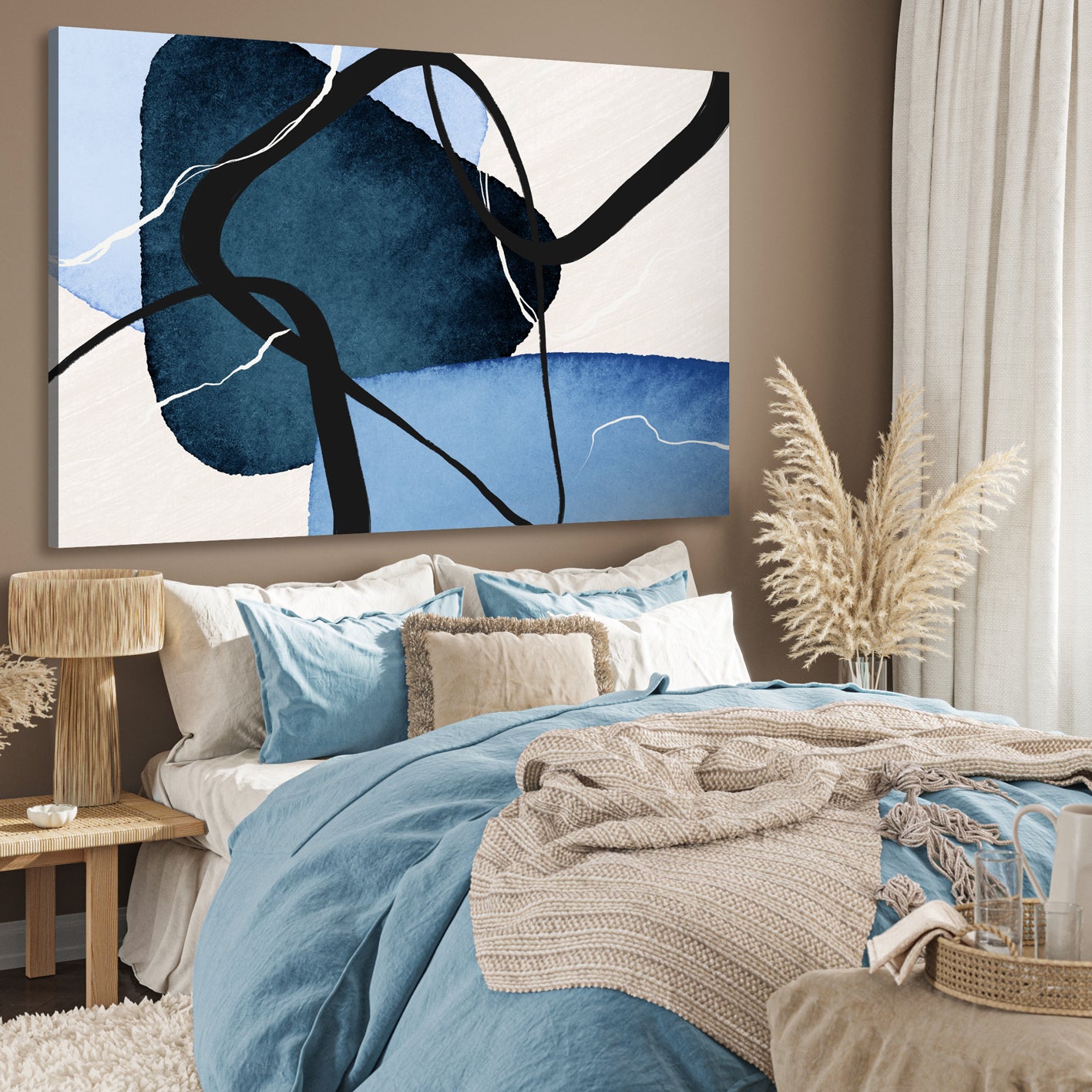 Canvastavla - Abstract Aquatic No1