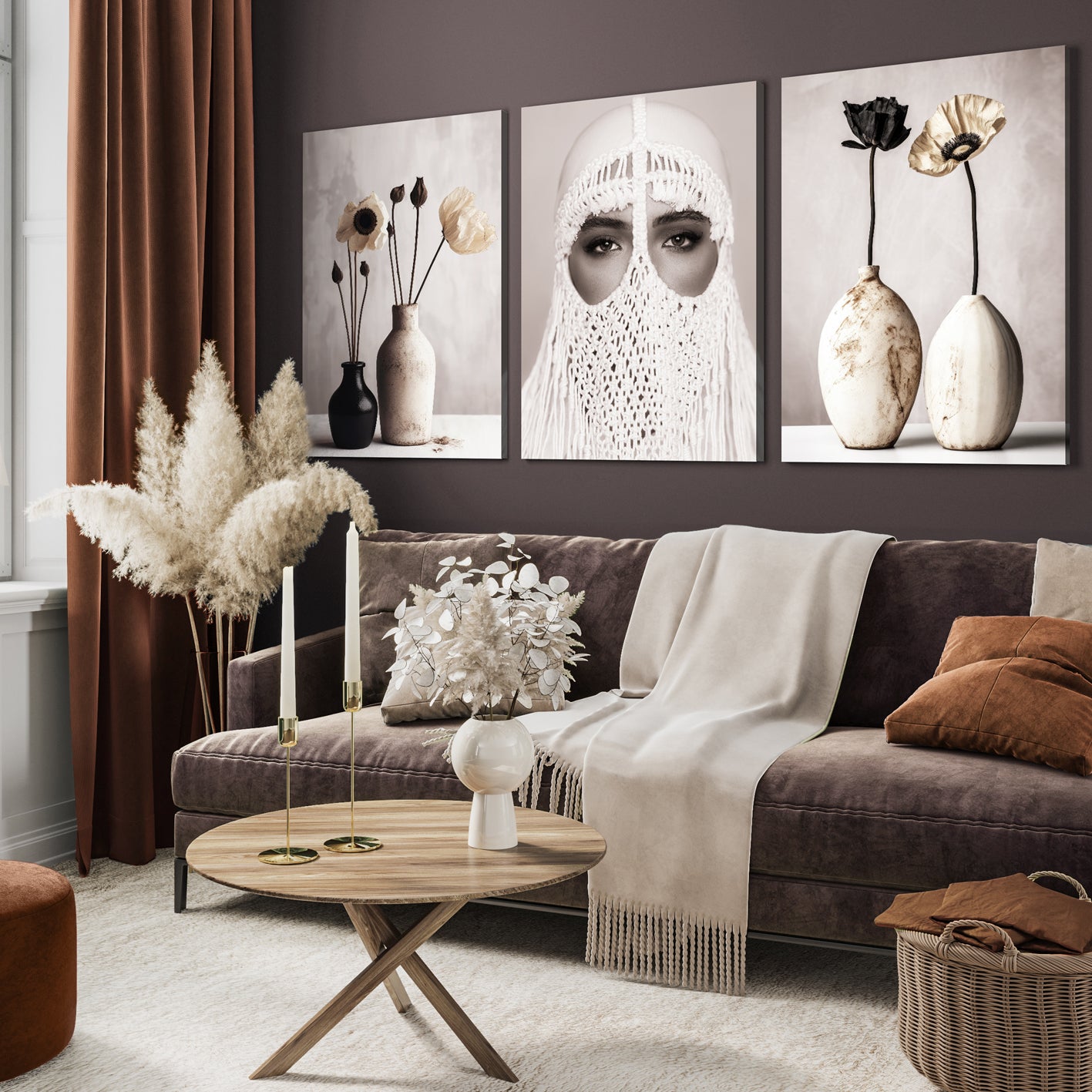 Canvastavla - Minimalist Floral Decor