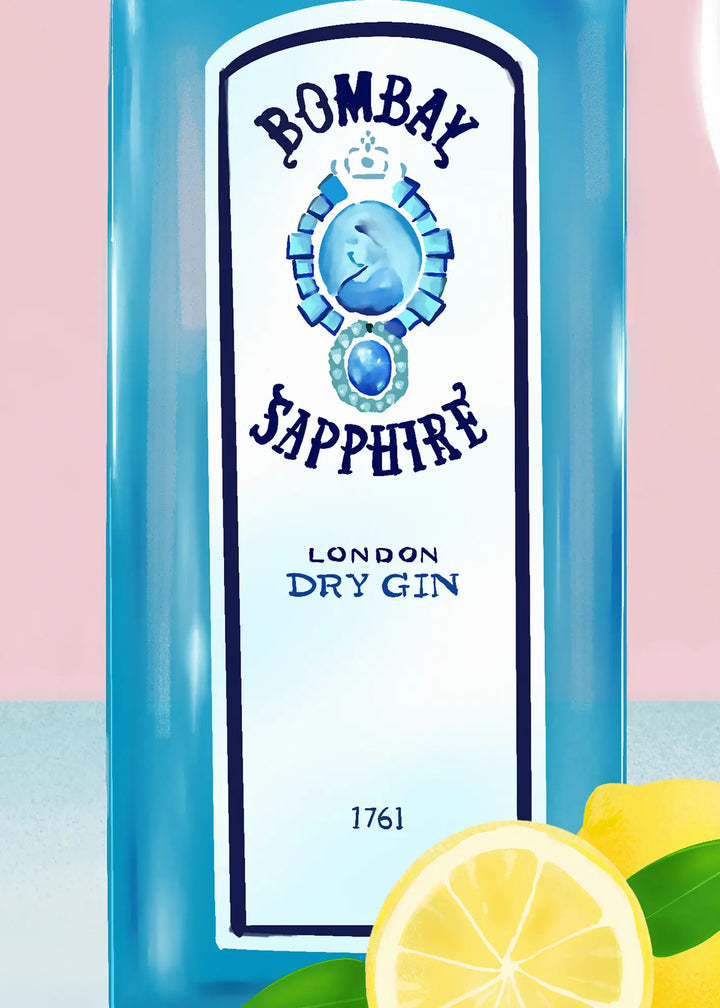 Canvastavla - Gin Elegance