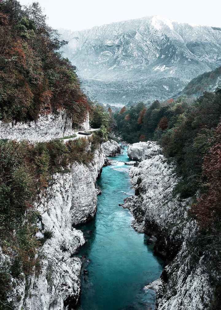 Canvastavla - River and Mountains