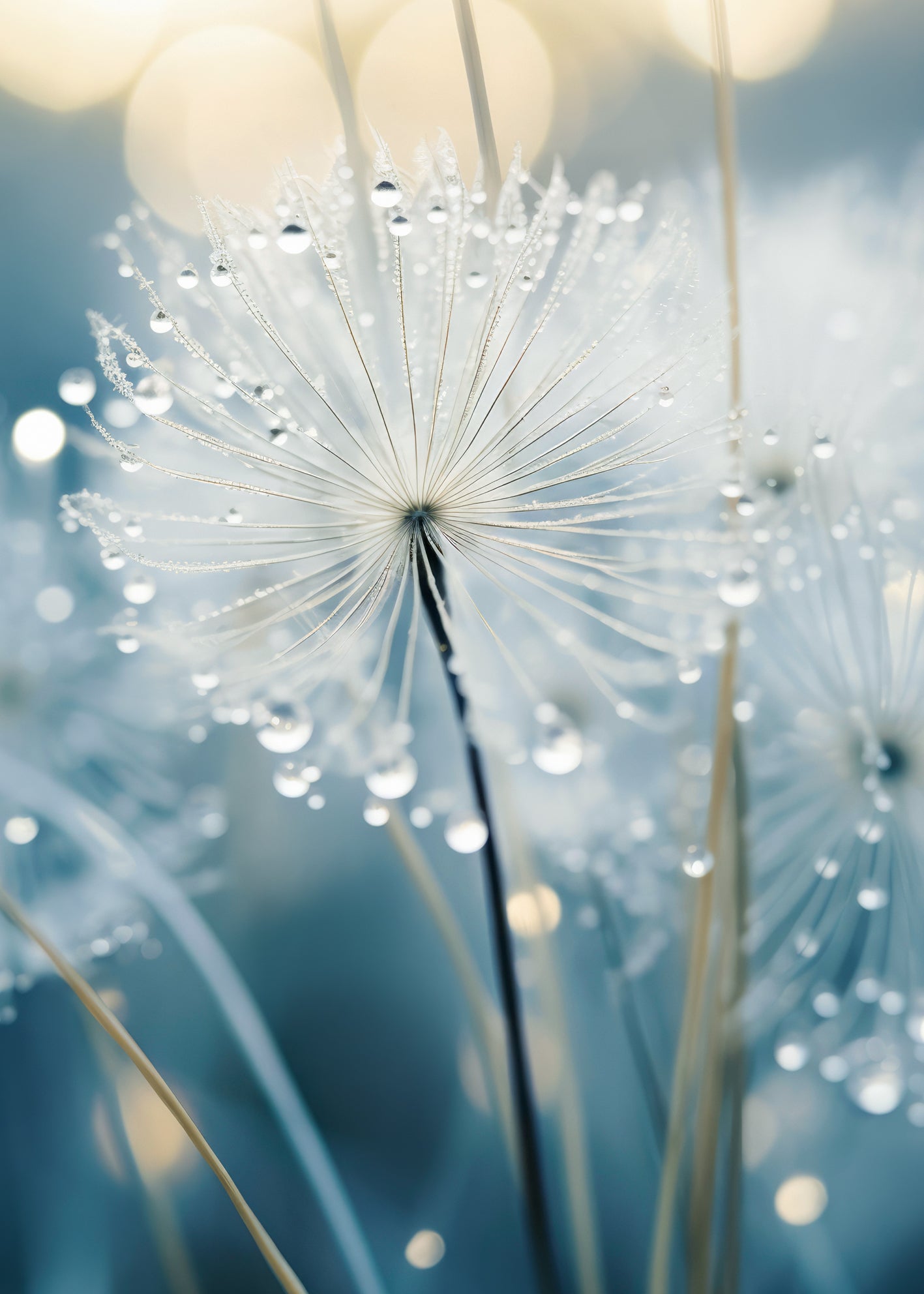 Ljuddämpande tavla - Soft Blue No1